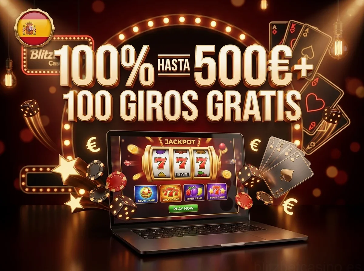 100% HASTA 500€+ 100 GIROS GRATIS